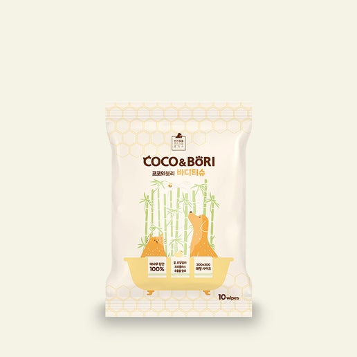 Coco & Bori Bamboo Body Tissue 10 Pack